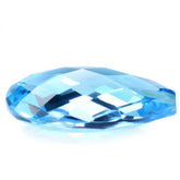 SWISS BLUE TOPAZ BRIOLETTE PEAR (HALF DRILL) 20X15MM 16.06 Cts.
