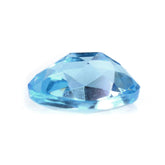 SWISS BLUE TOPAZ ROSE CUT OVAL 7X5MM 0.97 Cts.