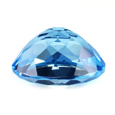 SWISS BLUE TOPAZ CUT OVAL (LITE) 15X13MM 12.50 Cts.