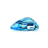 SWISS BLUE TOPAZ STEP CUT PEAR (MEDIUM/CLEAN) 12X8MM 3.75 Cts.
