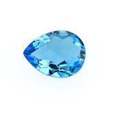 SWISS BLUE TOPAZ IRREGULAR CUT PEAR (NORMAL/CLEAN) 11.00X8.50MM 2.89 Cts.