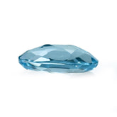 SWISS BLUE TOPAZ CUT OVAL (BABY SWISS/CLEAN) 8.00X4.00MM 0.74 Cts.