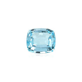 SWISS BLUE TOPAZ STEP CUT CUSHION (BABY SWISS) (CLEAN) 14.00X12.00MM 11.55 Cts.