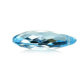 SWISS BLUE TOPAZ CHECKER CUT BRIOLETTE PEAR (BABY SWISS/CLEAN) 20.50X9.00 MM 9.57 Cts.