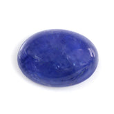 MILKY TANZANITE OVAL CAB 14X10MM 5.50 Cts.