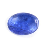 MILKY TANZANITE OVAL CAB 14X10MM 6.45 Cts.