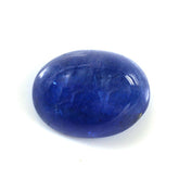 MILKY TANZANITE OVAL CAB 16X12MM 12.15 Cts.