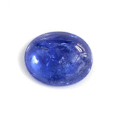 MILKY TANZANITE OVAL CAB 10X8MM 2.65 Cts.