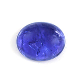 MILKY TANZANITE OVAL CAB 10X8MM 3.45 Cts.