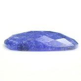 MILKY TANZANITE CHECKER CUT CUSHION CAB 17.50X11.50MM 7.00 Cts.