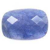 MILKY TANZANITE CHECKER CUT CUSHION CAB 16.10X10.70MM 5.80 Cts.