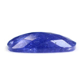 MILKY TANZANITE CHECKER CUT CUSHION CAB 15X10.30MM 4.80 Cts.