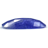MILKY TANZANITE ROSE CUT CUSHION CAB 18X11MM 7.40 Cts.