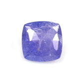 MILKY TANZANITE ROSE CUT CUSHION 7MM 1.60 Cts.