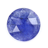 MILKY TANZANITE ROSE CUT BRIOLETTE ROUND 12MM 4.31 Cts.