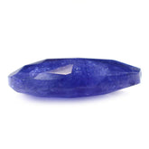 MILKY TANZANITE ROSE CUT BRIOLETTE PEAR (HALF DRILL) 20X15MM 15.49 Cts.
