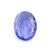MILKY TANZANITE BOTH SIDE TABLE CUT OVAL 9X7MM 2.05 Cts.