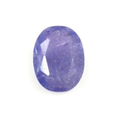 MILKY TANZANITE BOTH SIDE TABLE CUT OVAL 9X7MM 1.95 Cts.