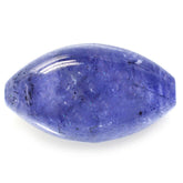MILKY TANZANITE PLAIN DHOLKI 14X8MM 7.10 Cts.