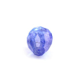 MILKY TANZANITE FACETED DROP (HALF DRILL) 7X5MM 1.55 Cts.