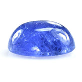 MILKY TANZANITE PLAIN OVAL CAB (SEMI MILKY) 16X13MM 13.8 Cts.