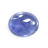 MILKY TANZANITE PLAIN OVAL CAB (SEMI MILKY) 12X10MM 3.35 Cts.
