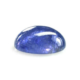 MILKY TANZANITE PLAIN OVAL CAB (SEMI MILKY) 12X10MM 3.35 Cts.