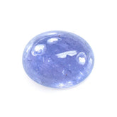 MILKY TANZANITE PLAIN OVAL CAB (SEMI MILKY) 10X8MM 3.15 Cts.