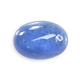 MILKY TANZANITE PLAIN OVAL CAB (VERY MILKY) 14X10MM 6.41 Cts.