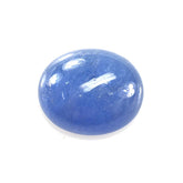MILKY TANZANITE PLAIN OVAL CAB (VERY MILKY) 12X10MM 5.3 Cts.