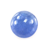MILKY TANZANITE PLAIN ROUND CAB (VERY MILKY) 9MM 3.25 Cts.