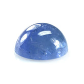 MILKY TANZANITE PLAIN ROUND CAB (VERY MILKY) 12MM 7.95 Cts.