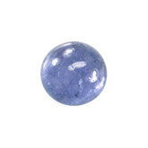 MILKY TANZANITE PLAIN ROUND CAB (VERY MILKY) 7MM 1.7 Cts.