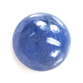 MILKY TANZANITE PLAIN ROUND CAB (VERY MILKY) 12MM 7.68 Cts.
