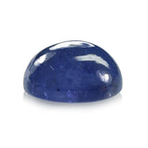 MILKY TANZANITE PLAIN ROUND CAB (VERY MILKY) 12MM 7.68 Cts.