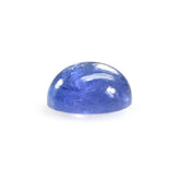 MILKY TANZANITE PLAIN ROUND CAB (SEMI MILKY) 7MM 1.73 Cts.