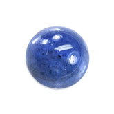 MILKY TANZANITE PLAIN ROUND CAB (SEMI MILKY) 12MM 7.8 Cts.