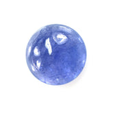 MILKY TANZANITE PLAIN ROUND CAB (SEMI MILKY) 9MM 3.25 Cts.