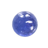 MILKY TANZANITE PLAIN ROUND CAB (VERY MILKY) 8MM 2.61 Cts.