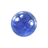 MILKY TANZANITE PLAIN ROUND CAB (SEMI MILKY) 9MM 3.27 Cts.