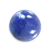 MILKY TANZANITE PLAIN ROUND CAB (VERY MILKY) 11MM 6.65 Cts.