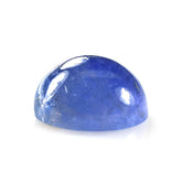 MILKY TANZANITE PLAIN ROUND CAB (VERY MILKY) 11MM 6.65 Cts.