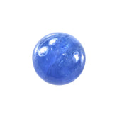 MILKY TANZANITE PLAIN ROUND CAB (VERY MILKY) 7MM 1.65 Cts.