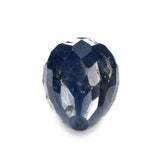 TANZANITE FACETED DROPS (HALF DRILL 1.00MM) 20X12MM 22.31 Cts.
