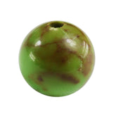 GREEN TURQUOISE (MOHAVE) PLAIN ROUND BALLS (FULL DRILL 1.50MM) 8MM 2.74 Cts.