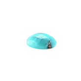 MATRIX TURQUOISE CHECKER OVAL CAB 9X7MM 1.36 Cts.