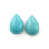 TURQUOISE PEAR CAB 12X8MM 2.95 Cts.