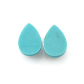 TURQUOISE PEAR CAB 12X8MM 2.95 Cts.