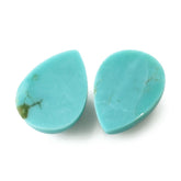 TURQUOISE PEAR CAB 16X12MM 8.85 Cts.