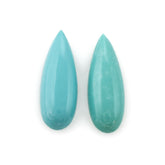TURQUOISE PEAR CAB 20X7MM 3.58 Cts.